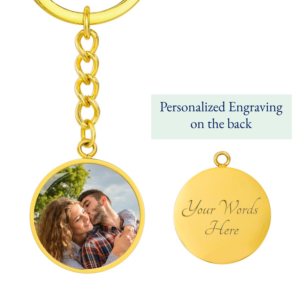 Love Keychain - Custom Photo and Message