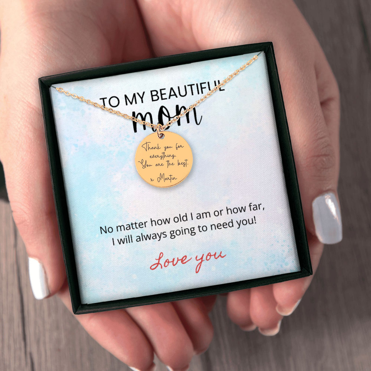 Custom Message Necklace