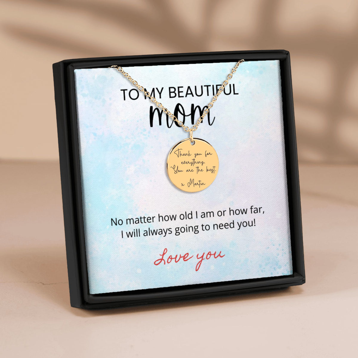 Custom Message Necklace